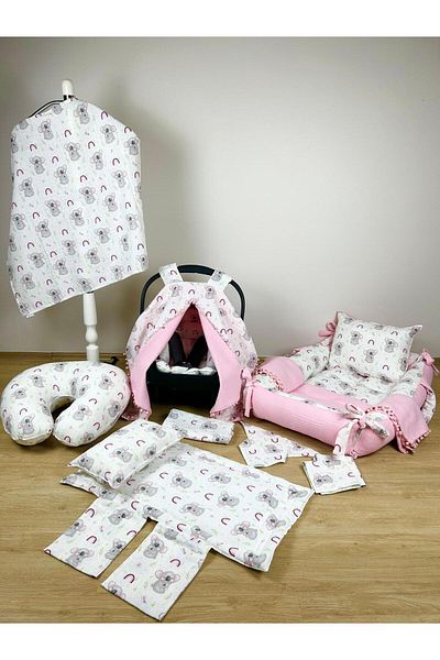 Aras Collection 14 Piece Baby Set - Natural, Soft and Comfortable Muslin