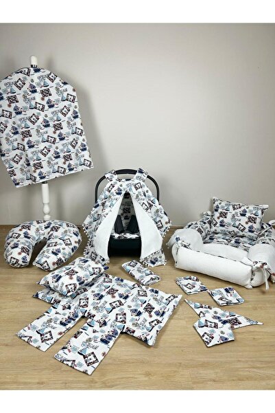 Aras Collection 14 Piece Baby Set - Natural, Soft and Comfortable Muslin