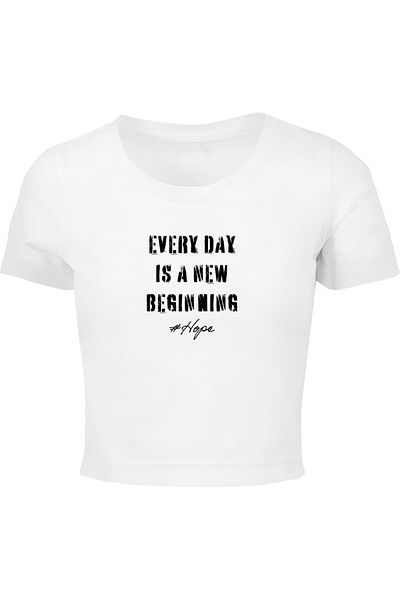 Merchcode Ladies Hope 2 Cropped Tee