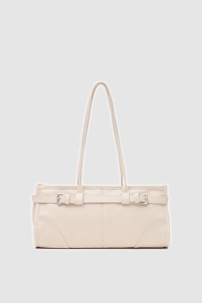 Shule Bags Κρέμα τσάντας Enyola Vintage Baguette