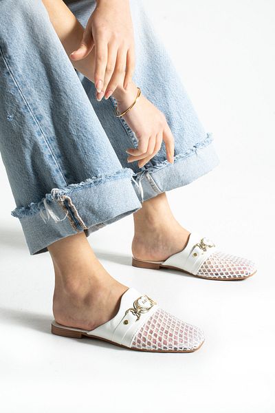 star shoes Women's Slippers Closed Front Mesh Daily Slippers