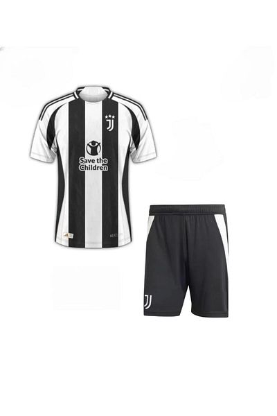 FOLKLORİST Juventus 10 Kenan Yildiz - New Season Children's Football Jersey 4-Piece Set