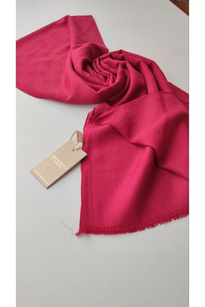 Pierre Cardin Φούξια βαμβακερό σάλι Pierre Cardin