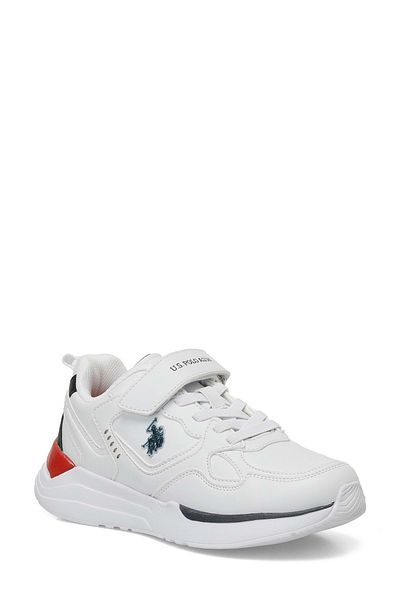 U.S. Polo Assn. Η.Π.Α. POLO ASSN. INTER JR 5FX ΑΝΔΡΙΚΑ ΠΑΠΟΥΤΣΙΑ ΑΘΛΗΤΙΚΑ ΛΕΥΚΑ