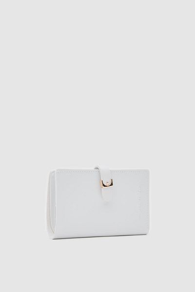 Shule Bags Mua Locked White Wallet