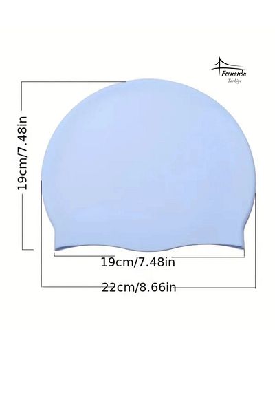 Fernanda New Season Non-Slip Pool Sea Cap Waterproof Leak Proof Silicone Swimmer Elastic Swimming Hat