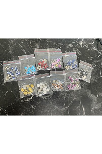 Lowmi 10 Çift Renkli Boncuklu Sütyen Askısı