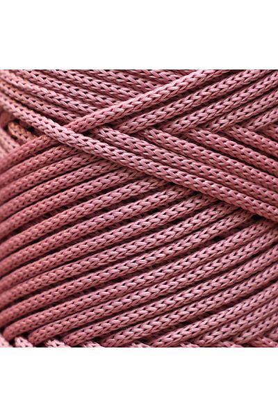 Makromecity Premium 250 gr 3mm Πολυεστερικό σχοινί μακραμέ Dusty Rose 120 M Supla Σχοινί και νήματα τσάντας