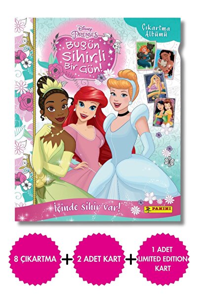 Panini Licensed Disney Prinses Mega Starter Pack Album+2 Pack(8 Stickers) Stickers
