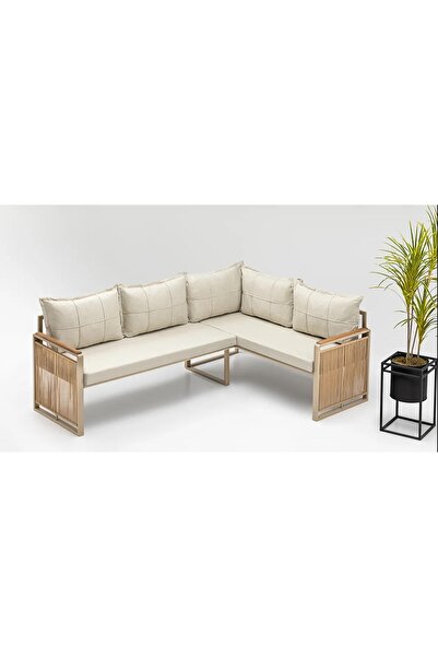 Vivense MİRA BALKON BAHÇE BALKON TAKIMI, BEJ