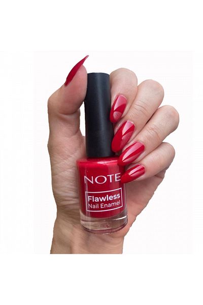 NOTE Nail Flawless Ojă 100 Happy Red - Roșu
