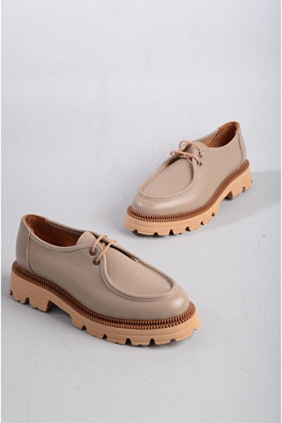 SEÇ KUNDURA حذاء نسائي من الجلد الطبيعي المزخرف - Seç 4112 VIZON