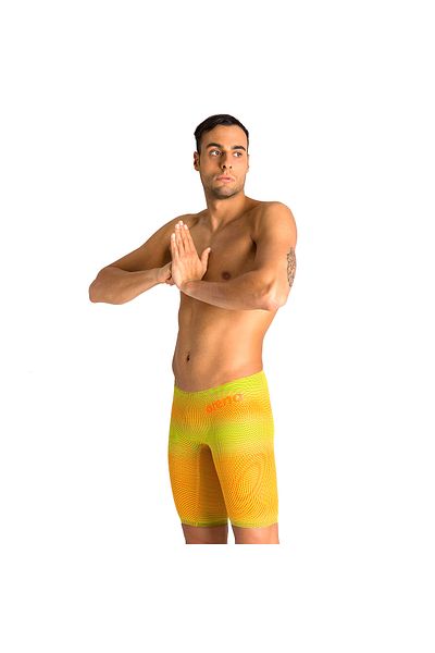 ARENA Powerskin Carbon Air2 Jammer Erkek Yeşil Yüzücü Yarış Mayosu 001130235