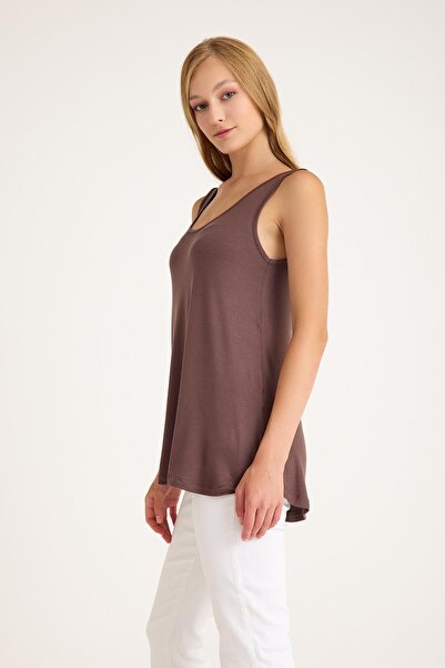 COTENCONCEPT Βασικό βαμβακερό μπλουζάκι με χοντρές τιράντες σε γραμμή Α