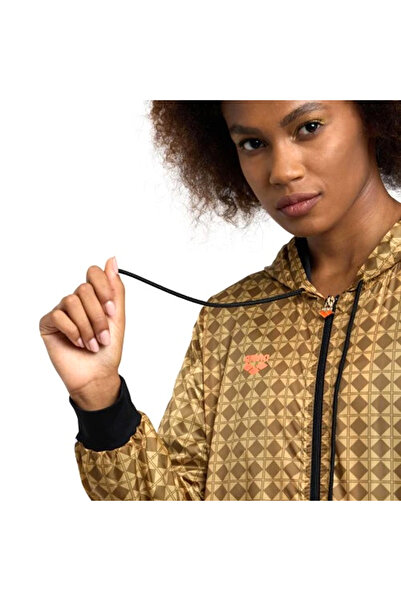 ARENA 50Th Crop L/S Women's Yellow Casual Style Jacket006217313