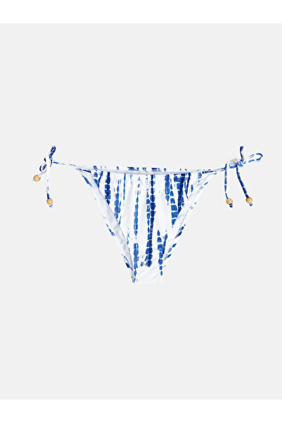 LC Waikiki Μπλε γυναικείο μπικίνι με σχέδιο με προστασία από την υπεριώδη ακτινοβολία