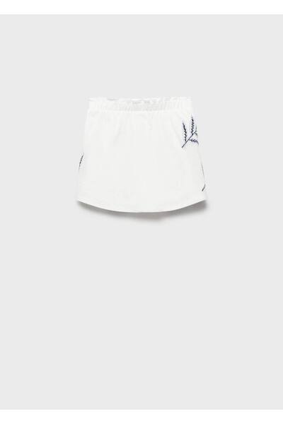 MANGO Kids Pants Skirt with Embroidery Details