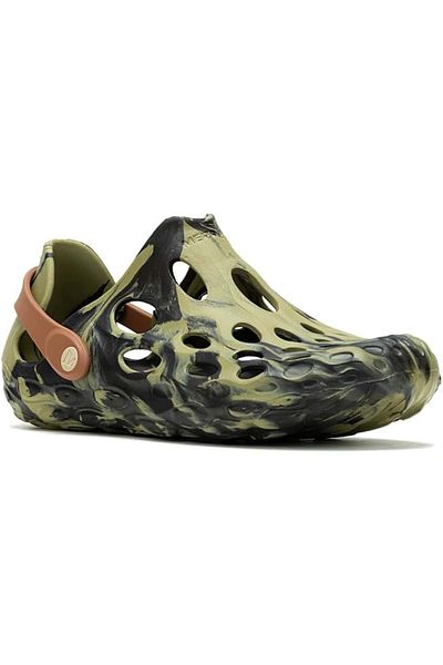 Merrell Unisex Hydro Moc Water Sea Shoes Σανδάλια ΜΑΥΡΟ-ΠΡΑΣΙΝΟ