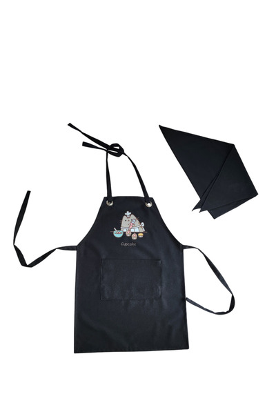 Leydukids çocuk önlüğü,mutfak önlüğü,etkinlik önlüğü +BANDANA HEDİYELİ