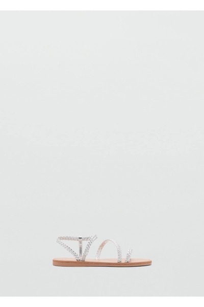 MANGO Kids Knitted Banded Sandals