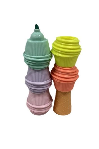 Modellino 5 Colors Ice Cream Macaron Pastel Highlighter