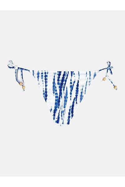 LC Waikiki Μπλε γυναικείο μπικίνι με σχέδιο με προστασία από την υπεριώδη ακτινοβολία