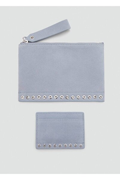 MANGO Woman Süet kalıp kesim kartlık