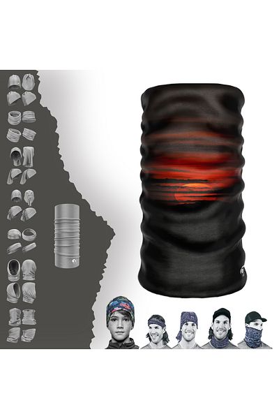 e-Taktik Landscape Themed Seamless Tube Neck Collar Buff Buff Bandana Hair Band