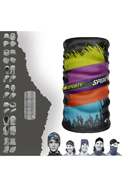 e-Taktik تصميم رقمي رياضي للغاية في الهواء الطلق، طوق رقبة رياضي سلس، باندانا...