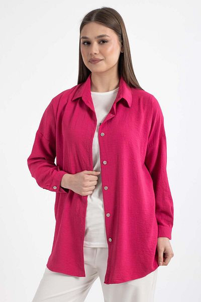 Hatun Atila Cămașă sport imprimată pentru femei Set două piese 8652 - Fushya