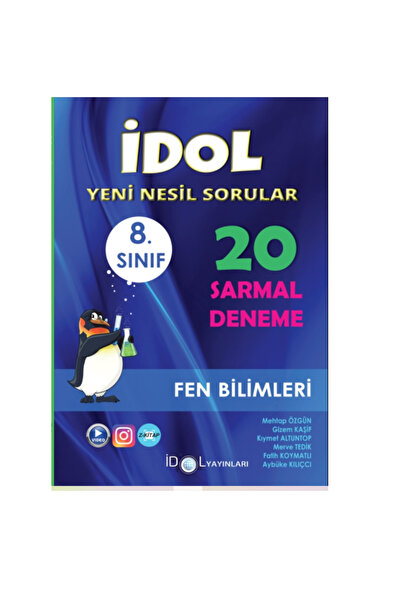 İdol Yayınları Idol 8.sınıf Fen Bilimleri 20'li Sarmal Deneme