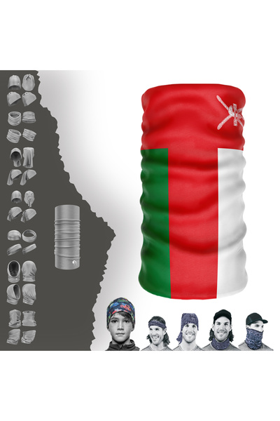 e-Taktik Multifunkcionalna zastava Omana UV maska za lice Buff Baf traka za g...