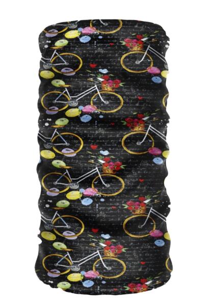 e-Taktik DeBuff Collar - Бандана з малюнком велосипеда