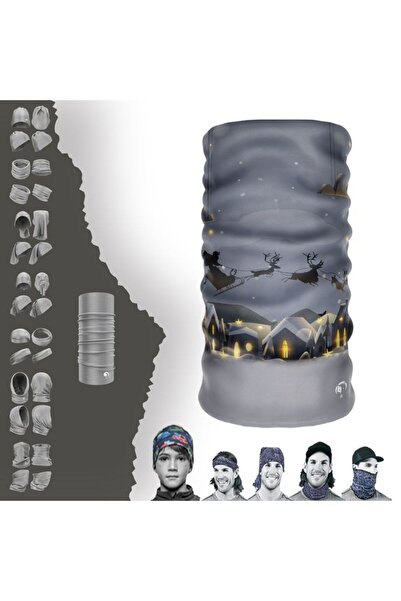 e-Taktik Gât Guler Bandana Beanie pentru Camping - Mască și Bandă pentru cap cu Cataramă