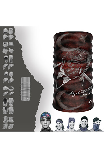 e-Taktik إكستريم غازي مصطفى كمال أتاتورك موقعة طوق الرقبة باندانا قناع الشعر ...