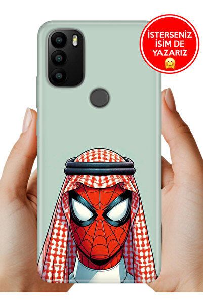 General Mobile GM 21 Pro G701/G700 Kılıf Uv Baskı Temalı Silikon Arabic Spider