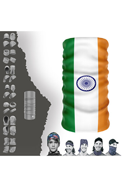 e-Taktik Багатофункціональна маска для обличчя з прапором Індії, бандана, пов...