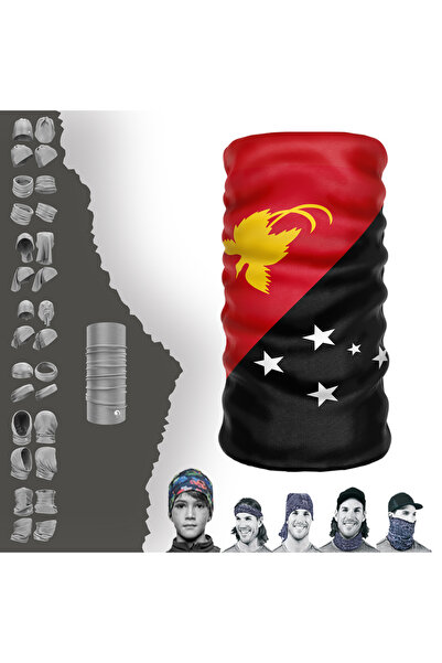 e-Taktik Багатофункціональний прапор Папуа-Нової Гвінеї УФ-маска для обличчя,...