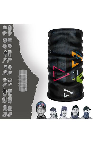 e-Taktik Geometric Themed Seamless Tube Neck Collar Buff Buff Bandana Hair Band