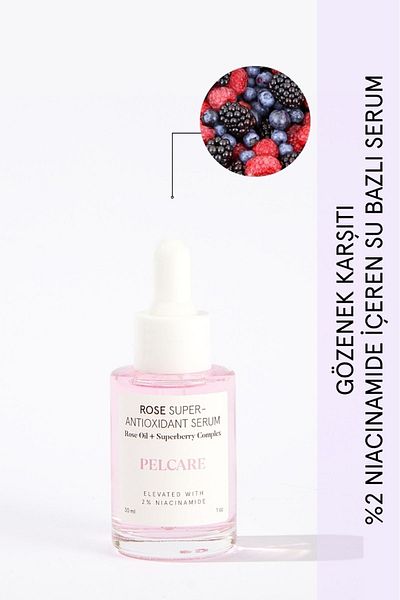 Pelcare Rose Super - Antioxidant Serum - Anti-Pore Antioxidant Serum Containing
