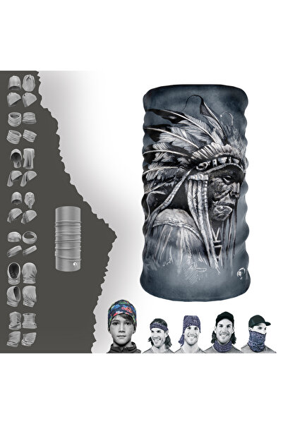 DeBuff Collar Етнічний баф Баф Індійський баф Безшовний трубчастий комір Бандана