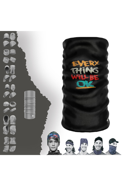 e-Taktik باندانا للرقبة بدون خياطة من Every Think Be Okey