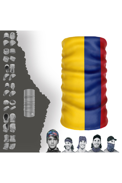 e-Taktik Багатофункціональна прапор Колумбії безшовний УФ маска для обличчя B...