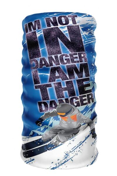 DeBuff Collar Im Not In Danger I am the Danger Buff Baf Безшовний комір Tup на шиї Бандана з капюшоном