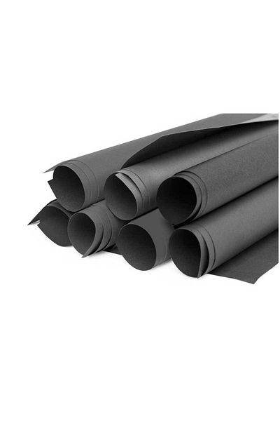 Paperart Background Cardboard 50x70 Cm 120 gr Black 100 Pieces (1 PACK 100 PIECES) Painting from Dough