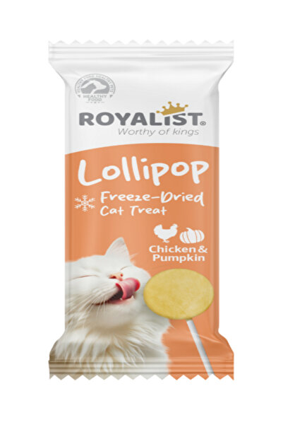 Royalist Tavuklu & Balkabaklı Kedi Lolipopu 5'Li Set