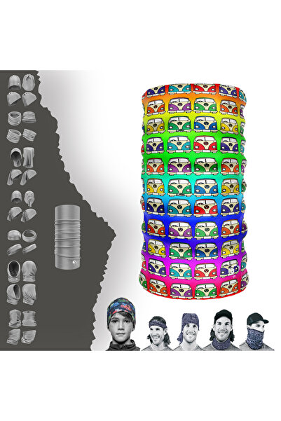 DeBuff Collar Wos Wos Buff Baf Безшовний трубчастий комір-бандана