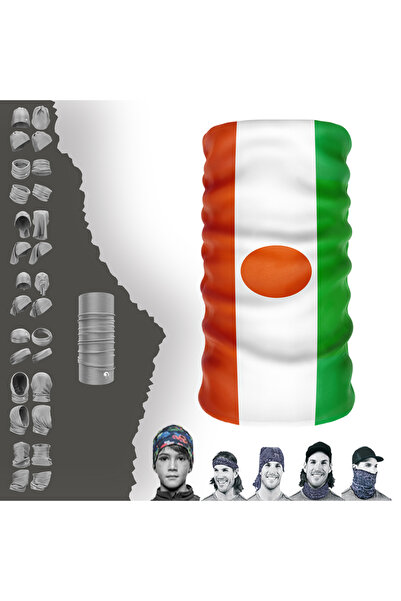 e-Taktik Багатофункціональний прапор Нігеру УФ-маска для обличчя Баф Баф-пов'...