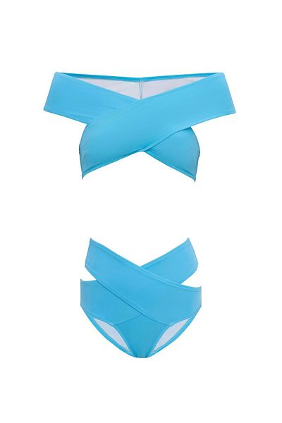 AQUAVİVA Σετ μπικίνι Aquaviva Γυναικείο Blue Shay Cross