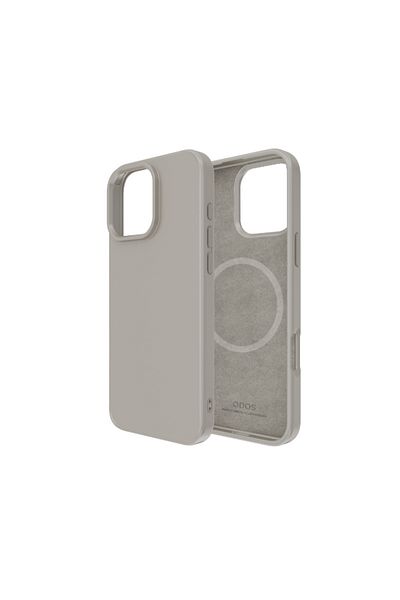 QDOS Touch Pure Snap Iphone 16 Pro Case, Natural Titanium–magsafe, Liquid Silicone, 2m Drop Protection.